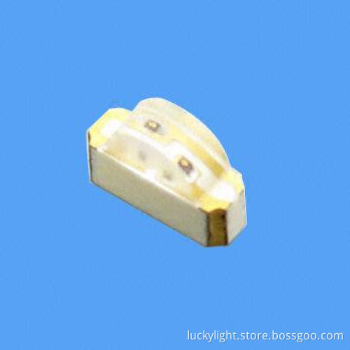 SMD LED, 2.00mm Height 1204 Package with Right Angle Lens Bi-color (Multi-color) Chip LED
